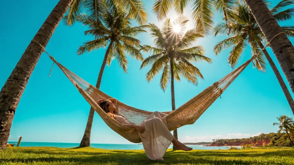 Vegetação nativa preservada à beira-mar na Praia de Taípe, em Trancoso