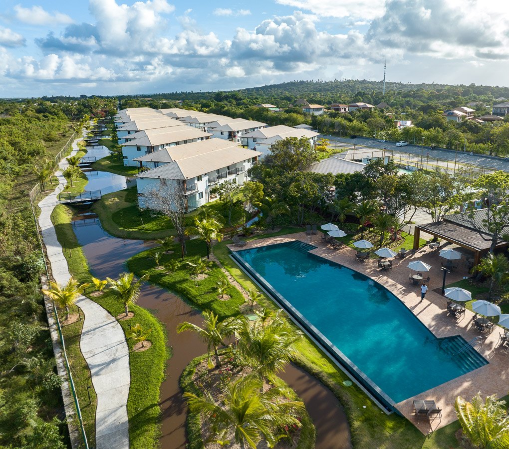Vista aérea do Condomínio Vila do Lago, empreendimento do Grupo Enseada Realty (2021)