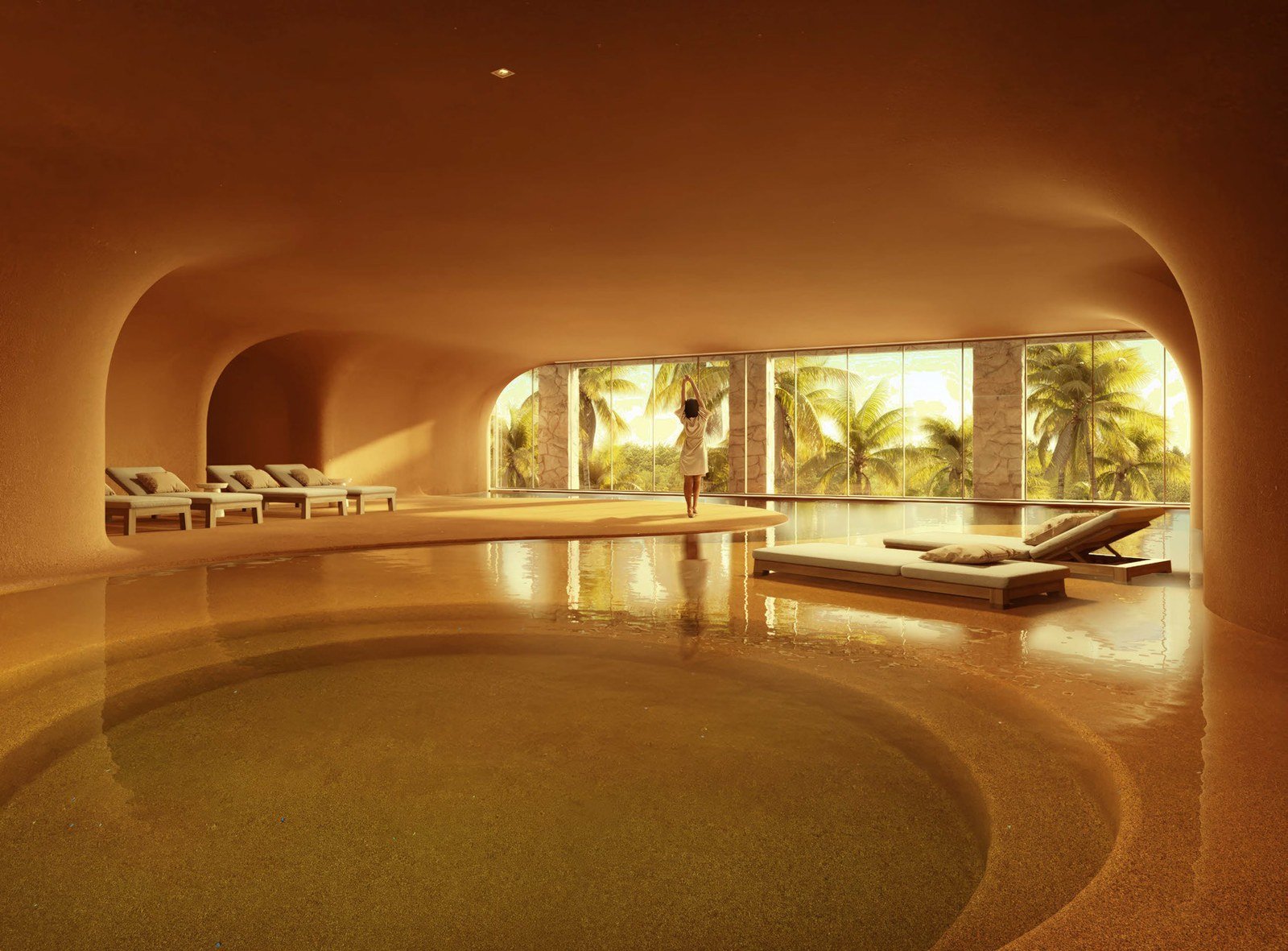 Full spa com sala de massagem no Clubhouse Falésia, Taípe, imagem ilustrativa